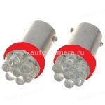 Светодиодные лампы T10-BA9S-7LED red